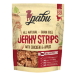 All Natural Grain Free Jerky Strips With Chicken & Apples Dog Snack